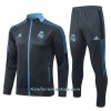 Chaqueta De Entrenamiento Trajes Real Madrid 2022-23 Azul Gris Oscuro - Hombre